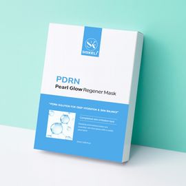 SISKELI PDRN Pearl Glow Regener Mask Pack 25ml 10 Pack Hydrating Brightening Anti Agin _ Made in KOREA